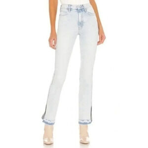 MOTHER High Waist Rascal Slice Undone Hem in Finale B1123